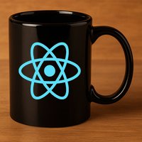 Reactjs React.Js Logo Javascript Framework 11oz C Handle Ceramic Mug