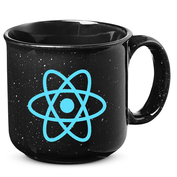 Reactjs React.Js Logo Javascript Framework 15oz Campfire Ceramic Mug
