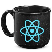 Reactjs React.Js Logo Javascript Framework 15oz Campfire Ceramic Mug