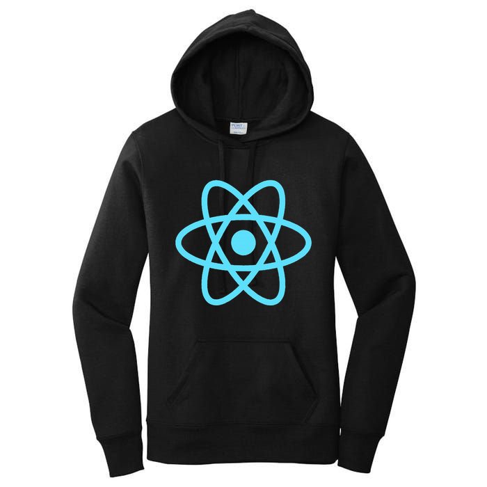 Reactjs React.Js Logo Javascript Framework Women's Pullover Hoodie