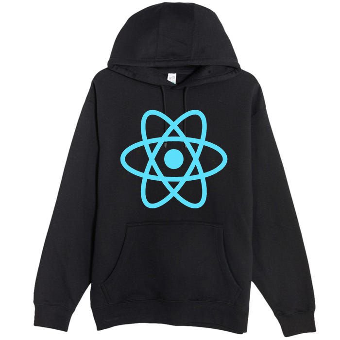 Reactjs React.Js Logo Javascript Framework Premium Pullover Hoodie
