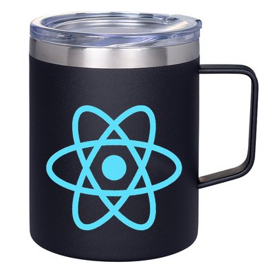 Reactjs React.Js Logo Javascript Framework 12oz Stainless Steel Coffee Mug