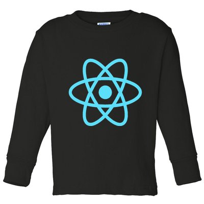 Reactjs React.Js Logo Javascript Framework Toddler Long Sleeve Shirt