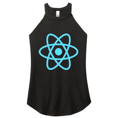 Reactjs React.Js Logo Javascript Framework Women's Perfect Tri Rocker Tank