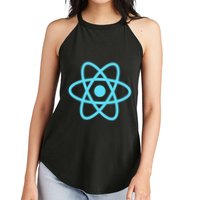 Reactjs React.Js Logo Javascript Framework Women's Perfect Tri Rocker Tank