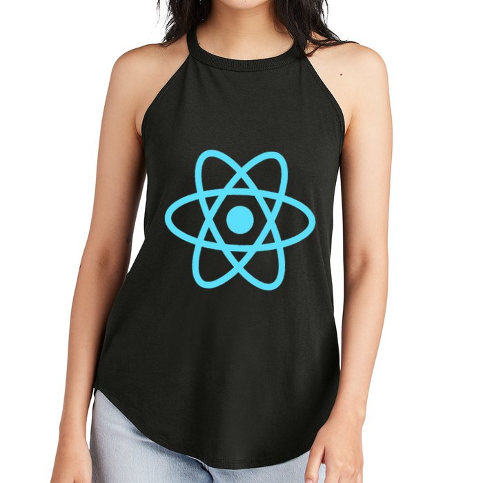 Reactjs React.Js Logo Javascript Framework Women's Perfect Tri Rocker Tank