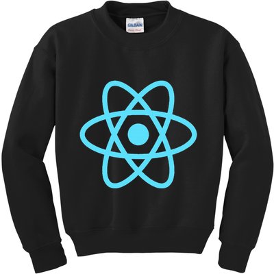 Reactjs React.Js Logo Javascript Framework Kids Sweatshirt