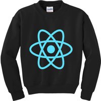 Reactjs React.Js Logo Javascript Framework Kids Sweatshirt
