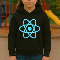Reactjs React.Js Logo Javascript Framework Kids Hoodie
