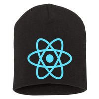 Reactjs React.Js Logo Javascript Framework Short Acrylic Beanie