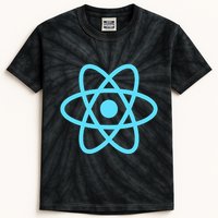 Reactjs React.Js Logo Javascript Framework Kids Tie-Dye T-Shirt