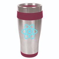 Reactjs React.Js Logo Javascript Framework 16oz Travel Tumbler