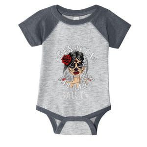 Retro Respeta Las Canas La Jefa For Girl Funny Spanish Gift Infant Baby Jersey Bodysuit