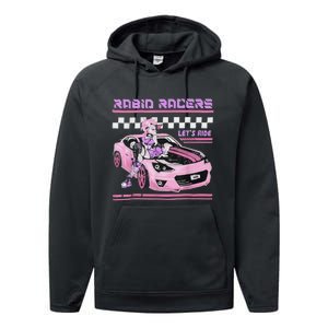 Rabid Racers Let’S Ride Performance Fleece Hoodie