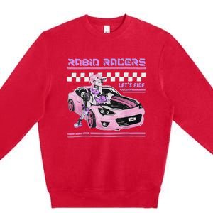 Rabid Racers Let’S Ride Premium Crewneck Sweatshirt