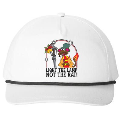 Retro Rizzo Light The Lamp Not The Rat Snapback Five-Panel Rope Hat