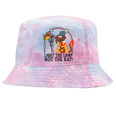 Retro Rizzo Light The Lamp Not The Rat Tie-Dyed Bucket Hat