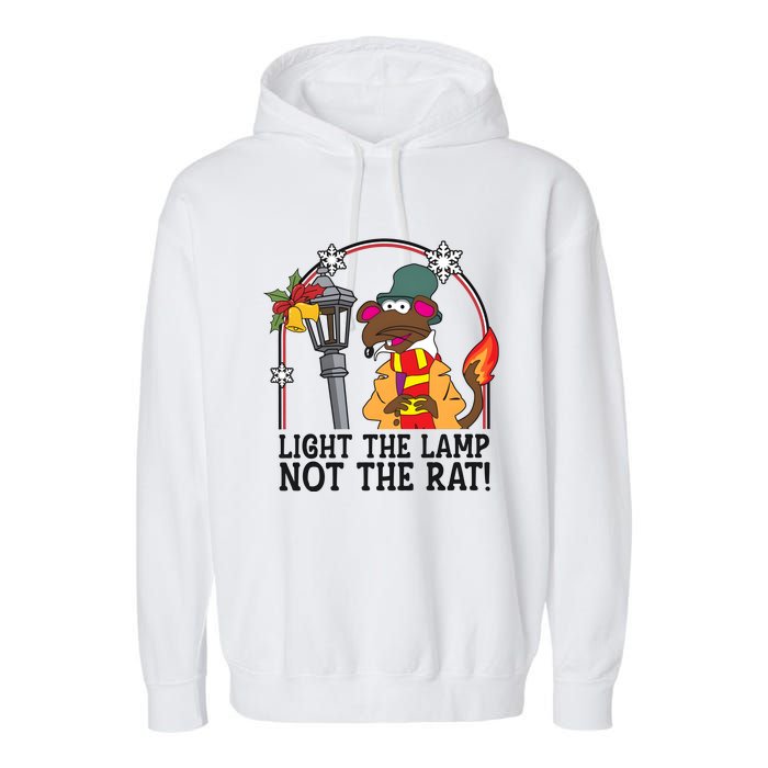 Retro Rizzo Light The Lamp Not The Rat Garment-Dyed Fleece Hoodie