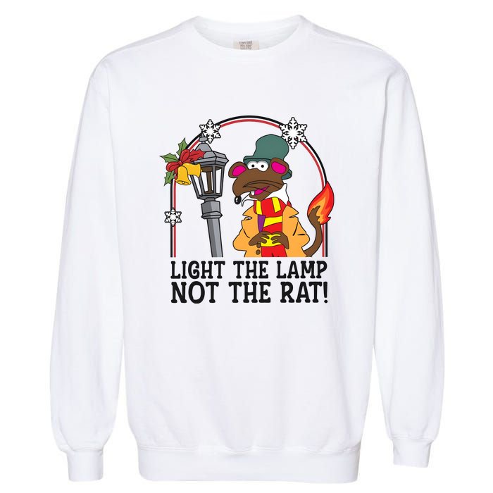 Retro Rizzo Light The Lamp Not The Rat Garment-Dyed Sweatshirt