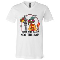 Retro Rizzo Light The Lamp Not The Rat V-Neck T-Shirt