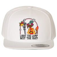 Retro Rizzo Light The Lamp Not The Rat Wool Snapback Cap