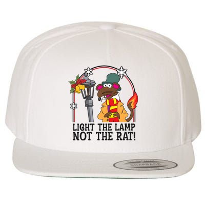 Retro Rizzo Light The Lamp Not The Rat Wool Snapback Cap