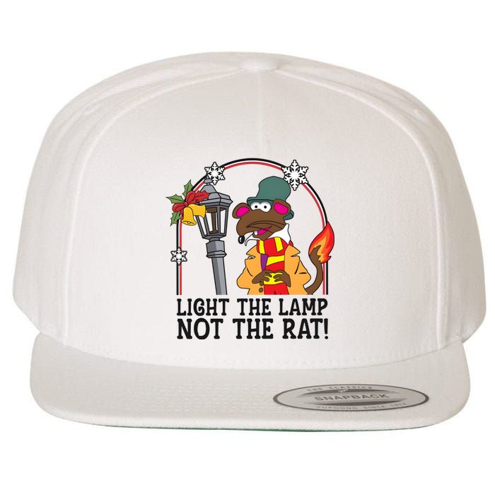 Retro Rizzo Light The Lamp Not The Rat Wool Snapback Cap