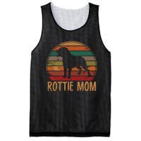 Retro Rottweiler Mom Gift Rott Dog Mother Pet Rottie Mama Mesh Reversible Basketball Jersey Tank