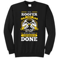 Roofer Roof Mechanic Construction Contractor Tradesperson Sweatshirt