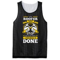 Roofer Roof Mechanic Construction Contractor Tradesperson Mesh Reversible Basketball Jersey Tank