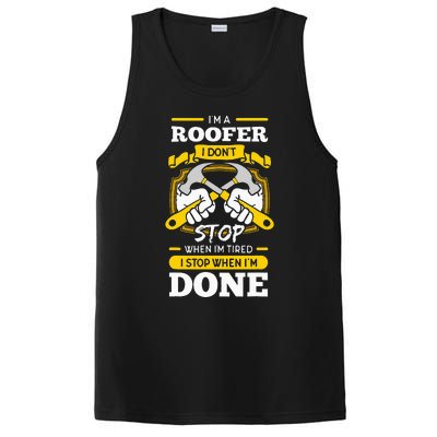 Roofer Roof Mechanic Construction Contractor Tradesperson PosiCharge Competitor Tank