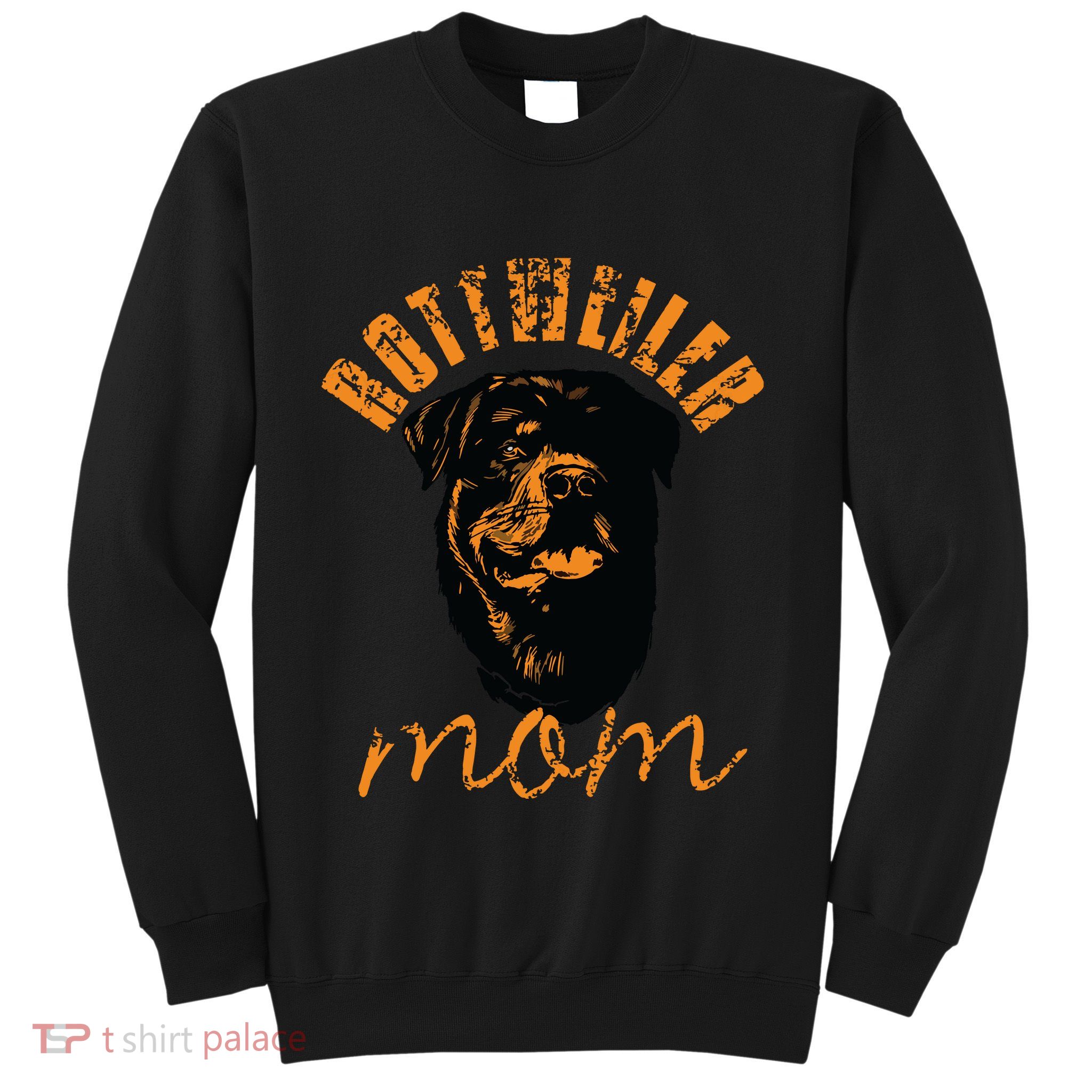 Rottweiler Rottie Mom Mom Vintage Sweatshirt