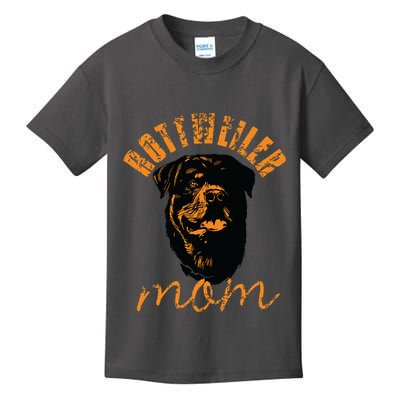 Rottweiler Rottie Mom Mom Vintage Kids T-Shirt
