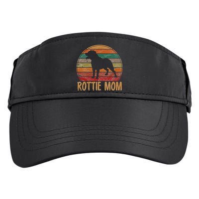 Retro Rottweiler Mom Gift Rott Dog Mother Pet Rottie Mama Adult Drive Performance Visor
