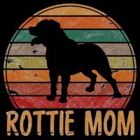 Retro Rottweiler Mom Gift Rott Dog Mother Pet Rottie Mama Toddler Long Sleeve Shirt