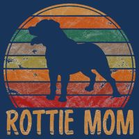 Retro Rottweiler Mom Gift Rott Dog Mother Pet Rottie Mama Infant Baby Jersey Bodysuit