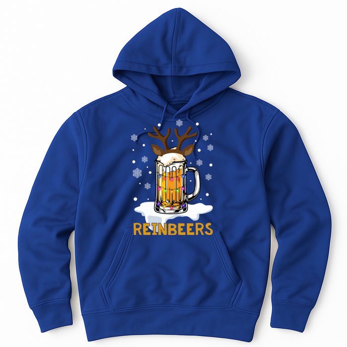 Reinbeers Reindeer Merry Christmas Snowflake Xmas Pajamas Great Gift Hoodie