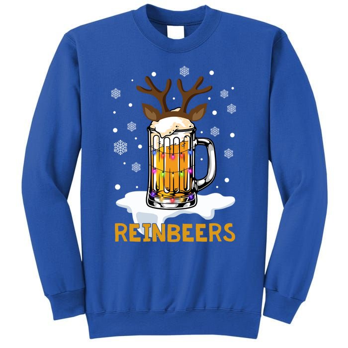 Reinbeers Reindeer Merry Christmas Snowflake Xmas Pajamas Great Gift Sweatshirt