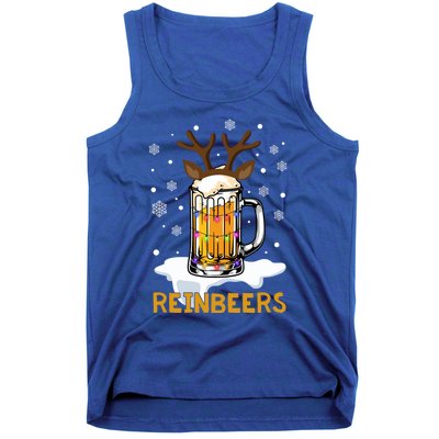 Reinbeers Reindeer Merry Christmas Snowflake Xmas Pajamas Great Gift Tank Top