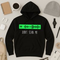 Rick Roll Music App Scan Code Funny Joke Qr Hoodie