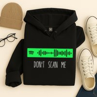 Rick Roll Music App Scan Code Funny Joke Qr Hoodie