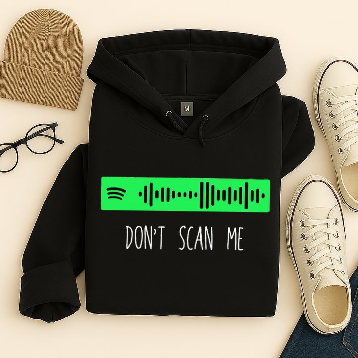 Rick Roll Music App Scan Code Funny Joke Qr Hoodie