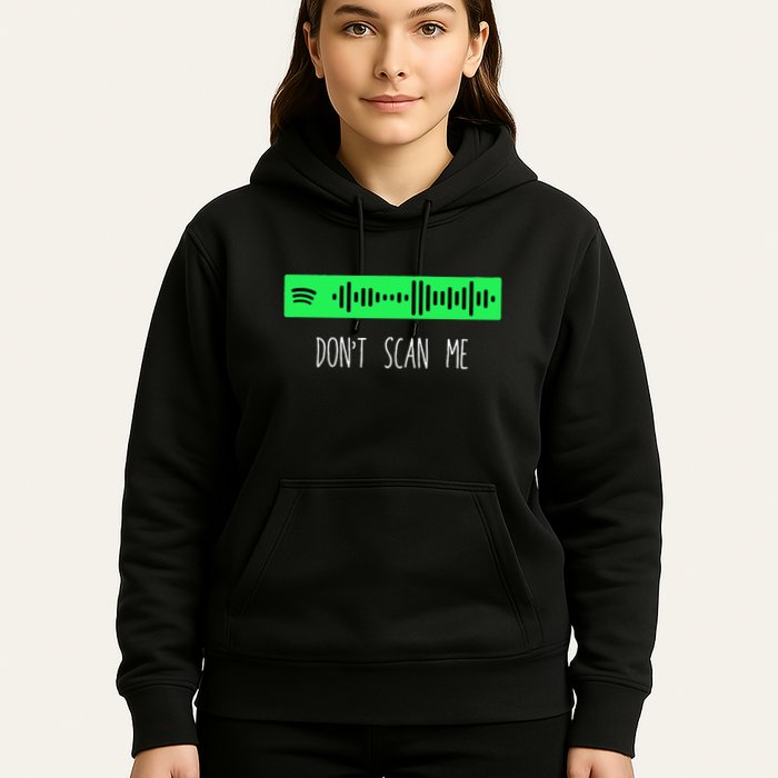Rick Roll Music App Scan Code Funny Joke Qr Hoodie