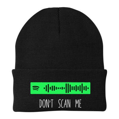Rick Roll Music App Scan Code Funny Joke Qr Knit Cap Winter Beanie