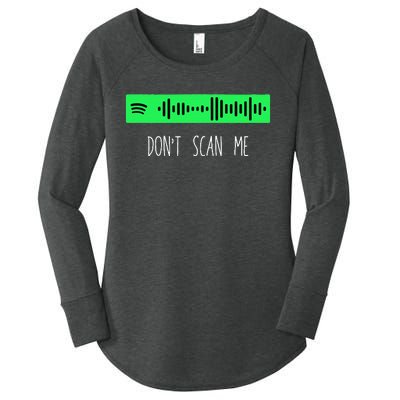 Rick Roll Music App Scan Code Funny Joke Qr Women's Perfect Tri Tunic Long Sleeve Shirt