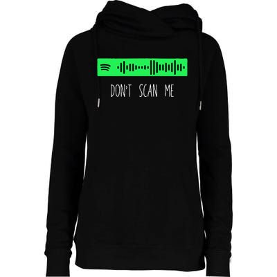 Rick Roll Music App Scan Code Funny Joke Qr Womens Funnel Neck Pullover Hood