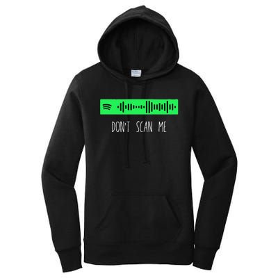 Rick Roll Music App Scan Code Funny Joke Qr Women's Pullover Hoodie