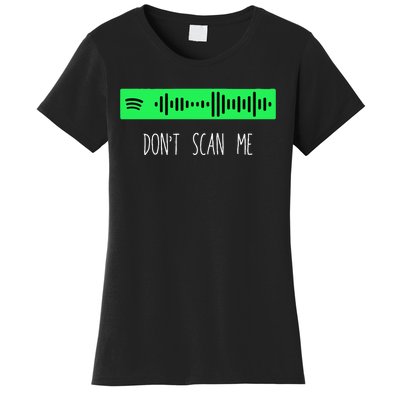 Rick Roll Music App Scan Code Funny Joke Qr Women's T-Shirt