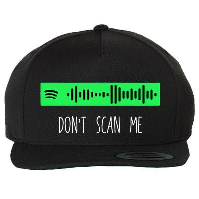 Rick Roll Music App Scan Code Funny Joke Qr Wool Snapback Cap