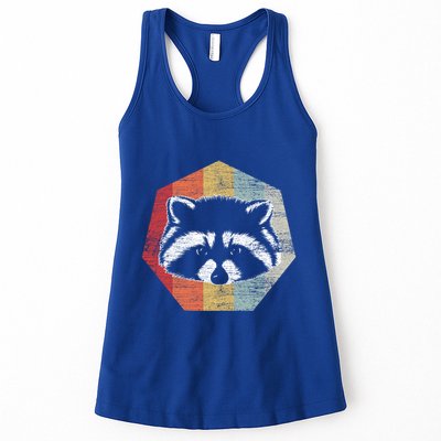Retro Racoon Meaningful Gift Raccoon Trash Panda Funny Gift Womens Tank Top